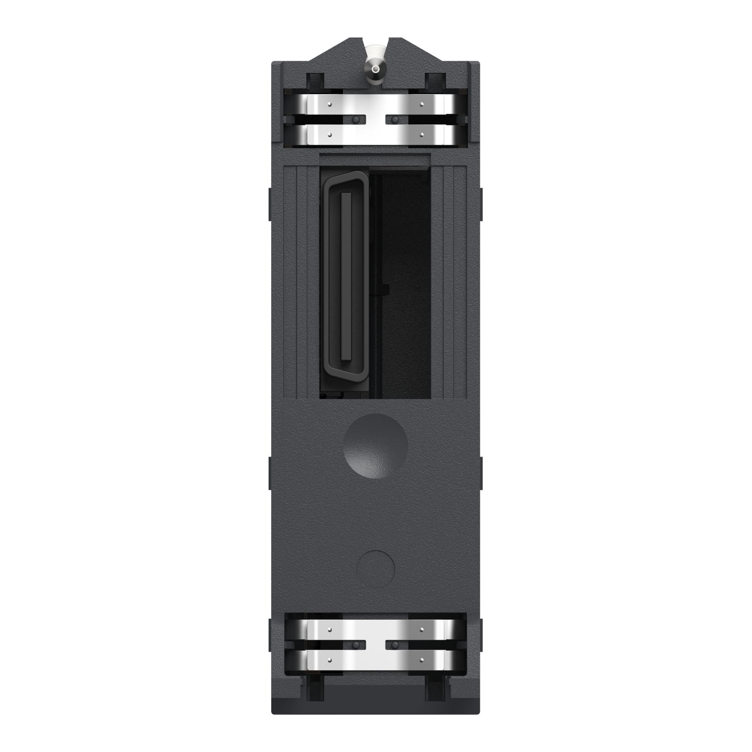 Picture of discrete output module, Modicon X80, 32 transistor outputs, 24V DC positive, conformal coating