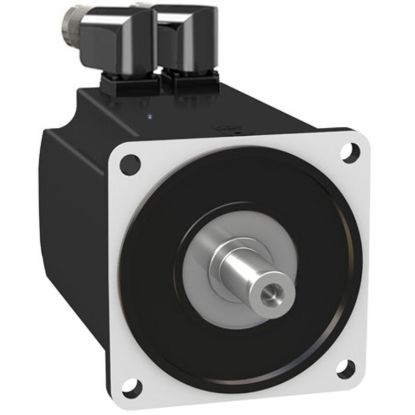 Picture of servo motor BMH, Lexium 32, 24Nm, 4000rpm, keyed shaft, with brake, IP54, 128 multiturn encoder, 3 phases