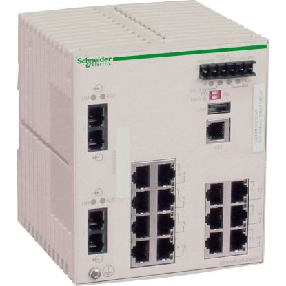 Picture of ConneXium Managed Switch - 14 ports for copper + 2 ports for fiber optic multimode