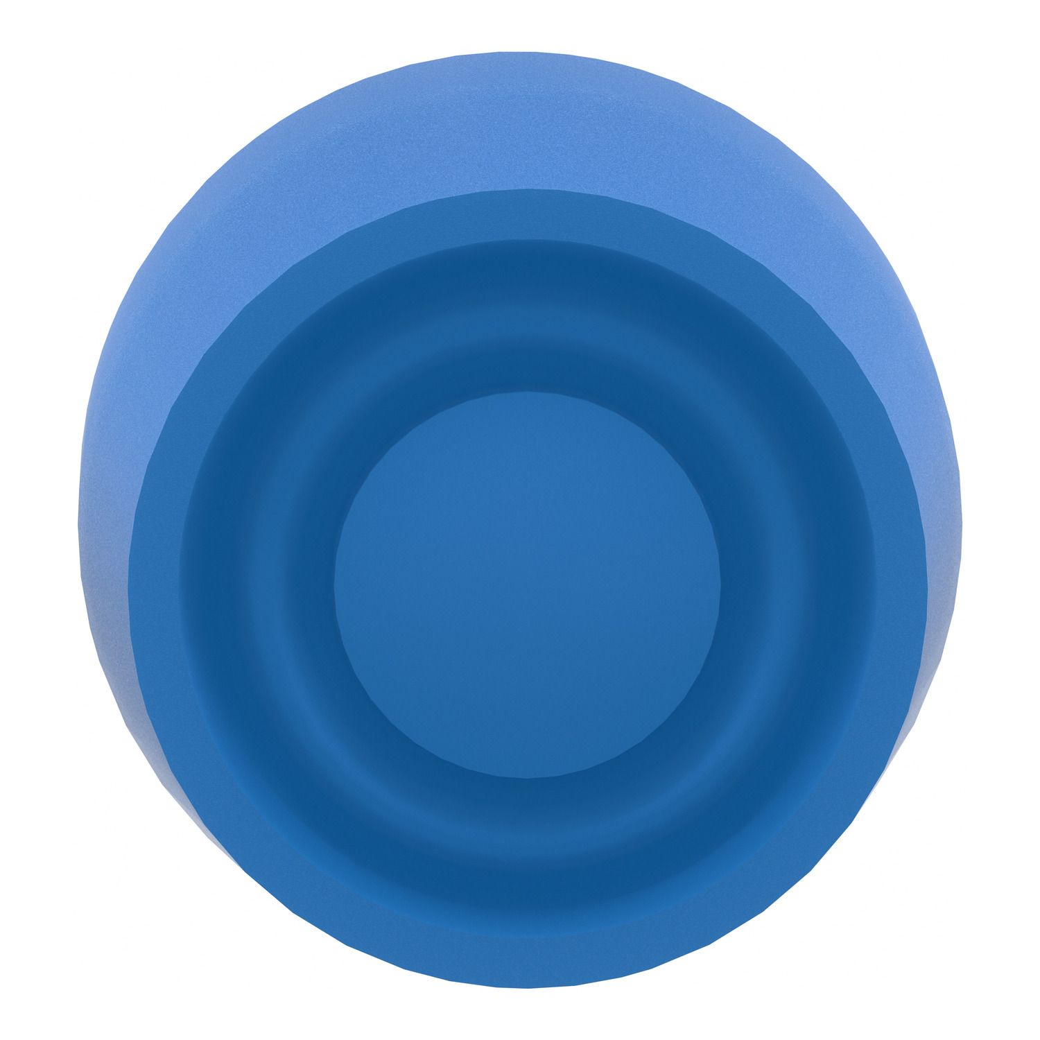 Picture of Head for non illuminated push button, Harmony XB4, blue flush pushbutton Ø22 mm spring return unmarked