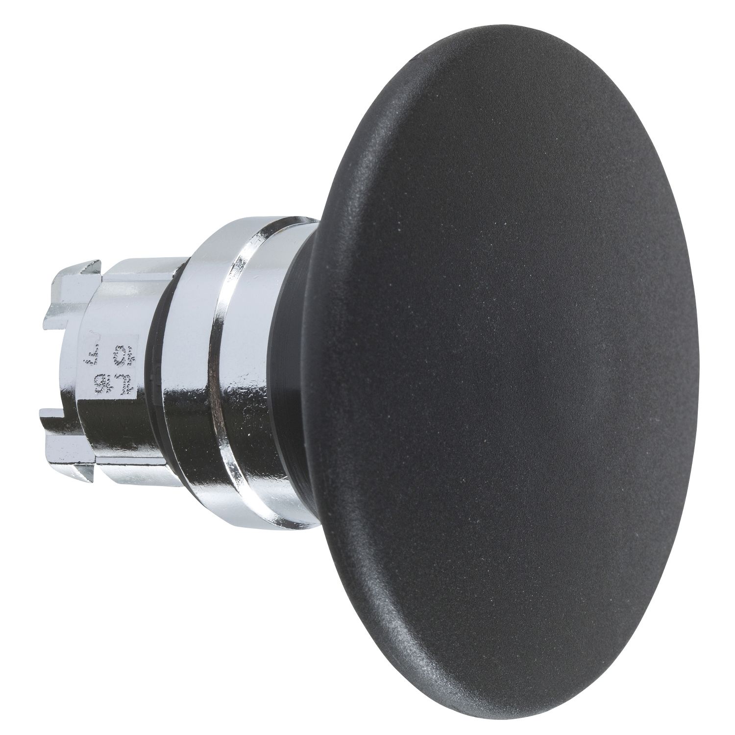 Picture of Head for non illuminated pushbutton, Harmony XB4, mushroom 60mm, metal, black, 22mm, spring return