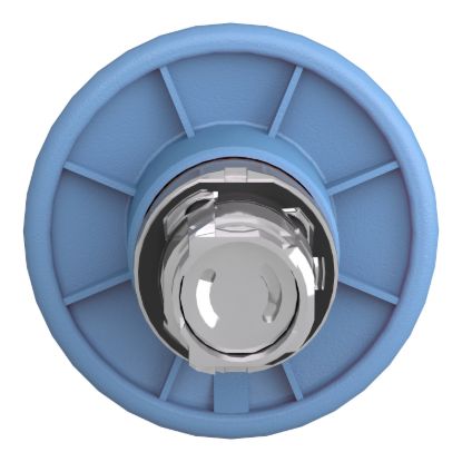 Picture of Harmony XB4, Mushroom push button head 60mm, metal, blue, 22mm, spring return