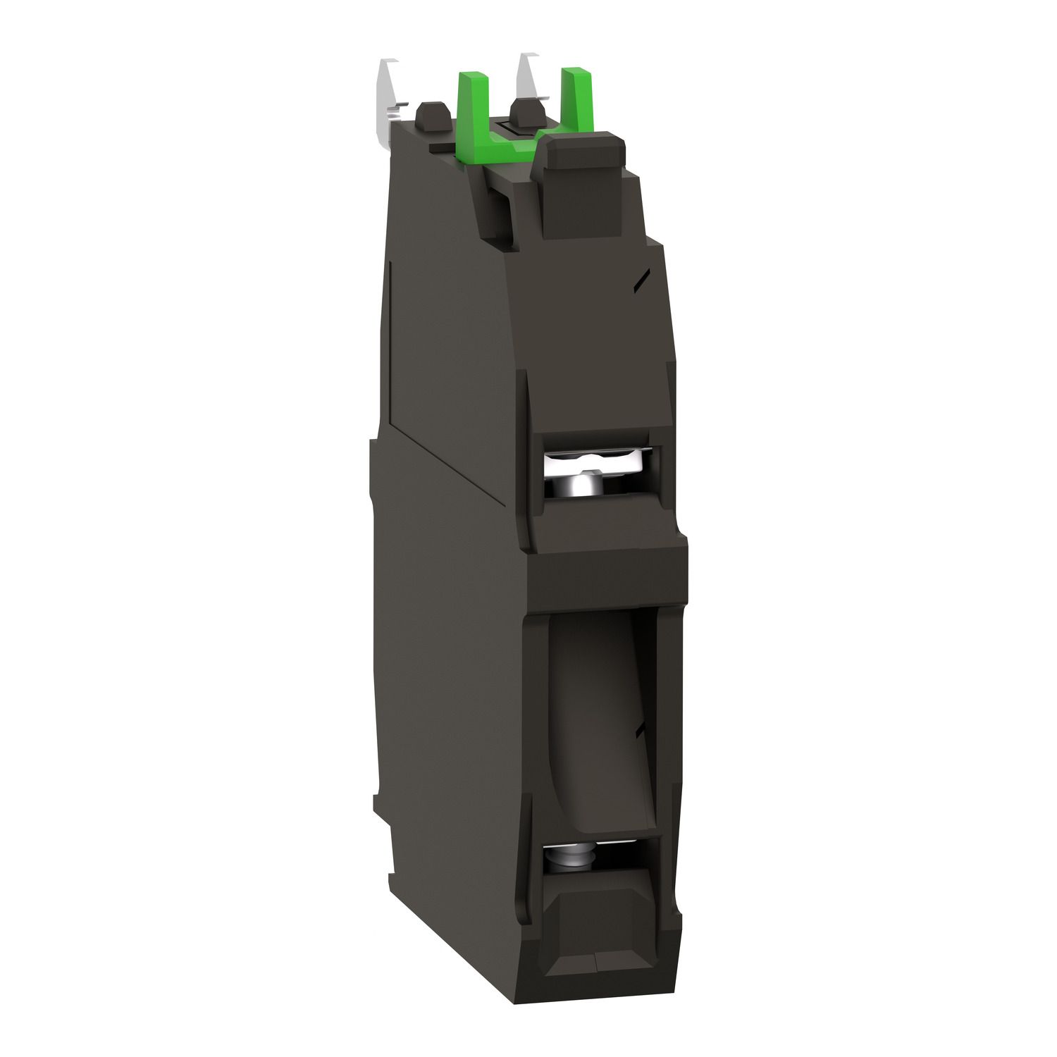 Picture of Double contact block, Harmony XB4, silver alloy, screw clamp terminal, 2NO