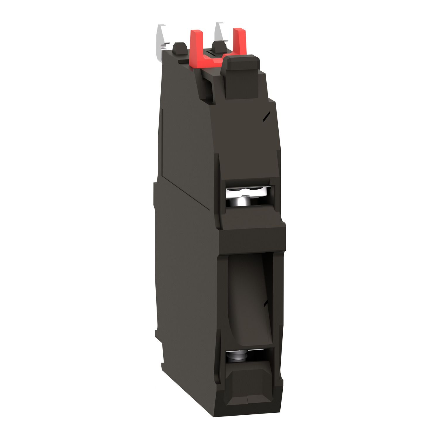 Picture of Double contact block, Harmony XB4, silver alloy, screw clamp terminal, 2NC