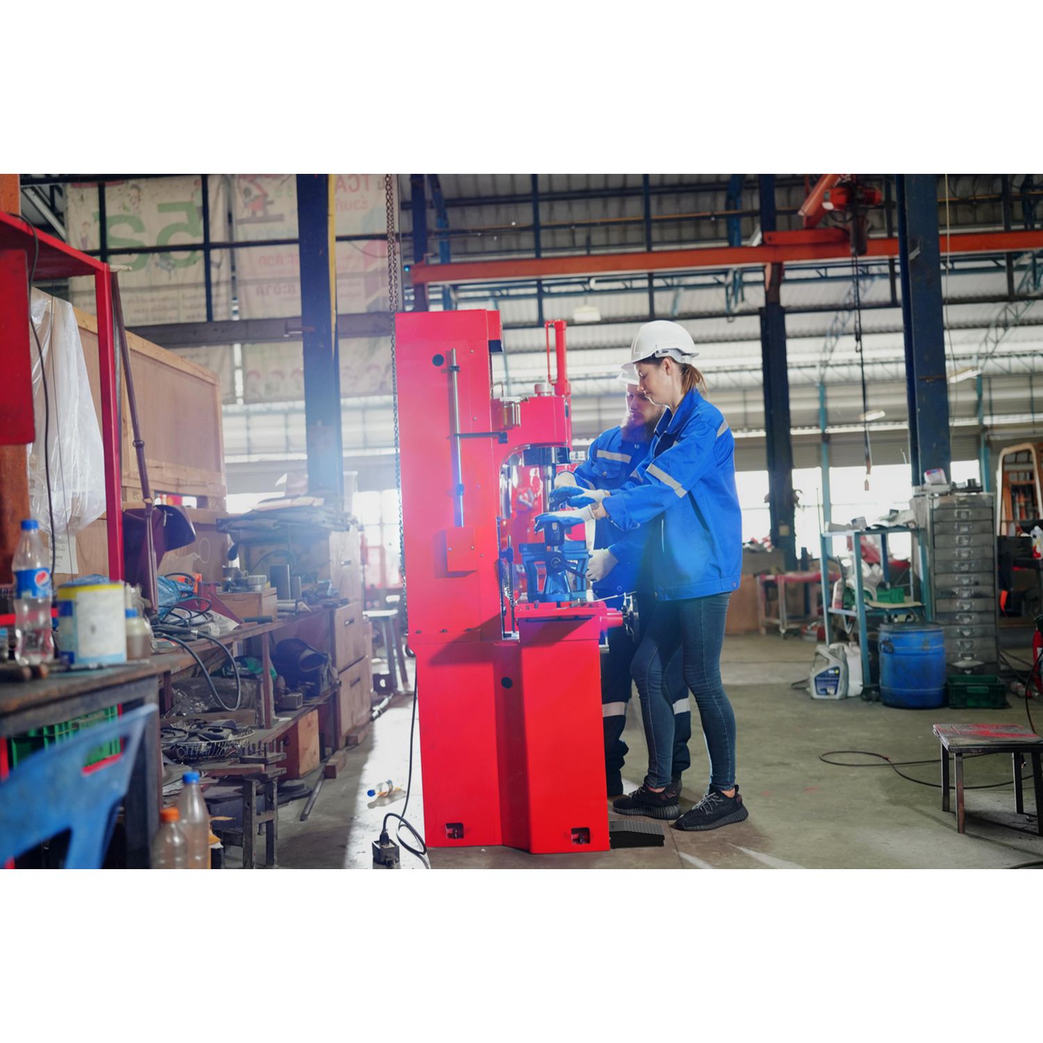 Picture of Contact Block, Harmony XPE, Preventa Safety detection, 1 step or 2 step switch, 1NO + 1NC