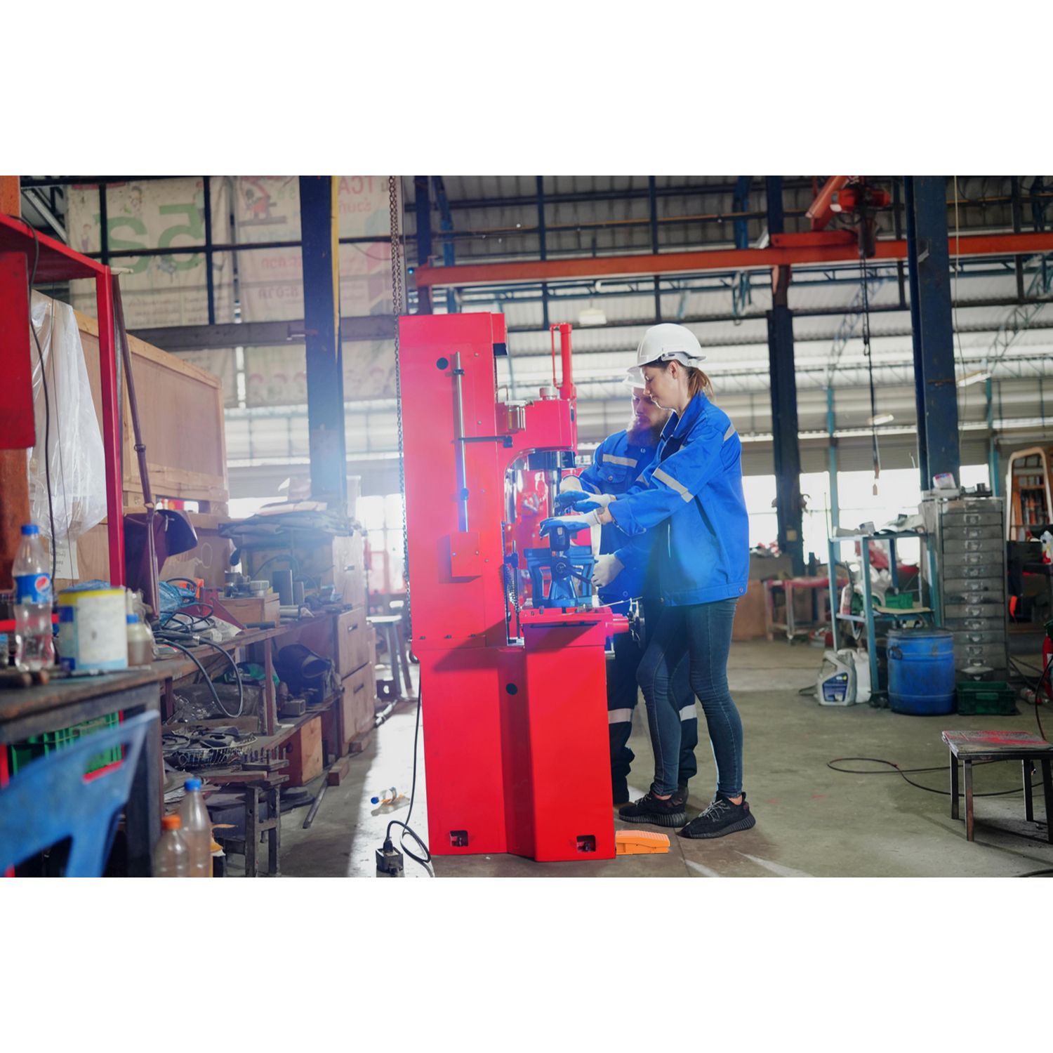 Picture of Contact Block, Harmony XPE, Preventa Safety detection, 1 step or 2 step switch, 1NO + 1NC