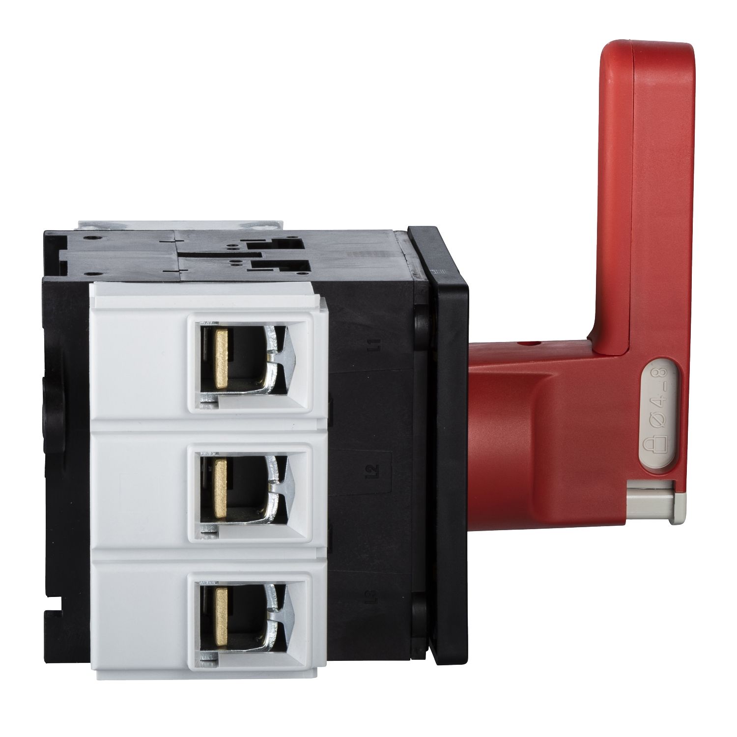 Picture of Emergency stop switch disconnector, TeSys Mini-Vario, 125A, on door