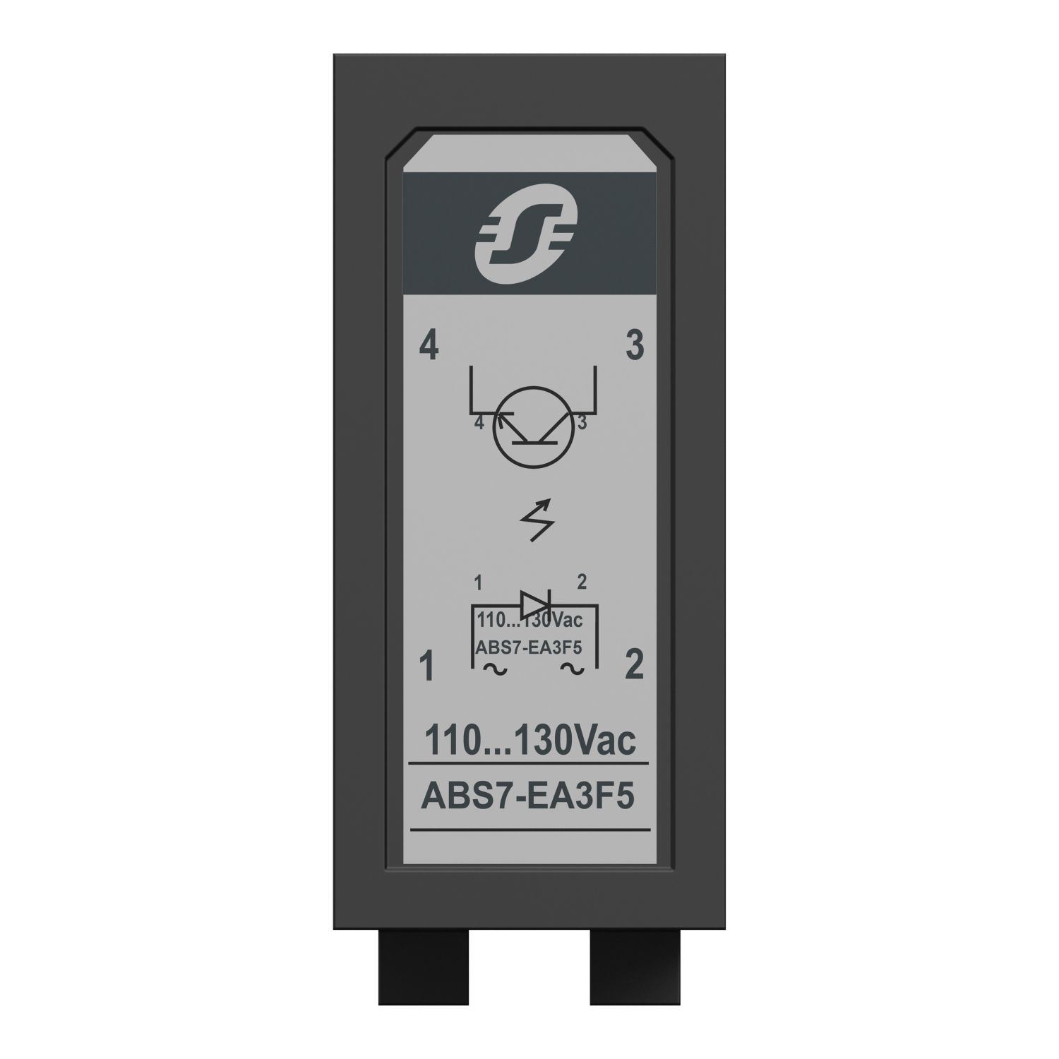 Picture of plug-in solid state relay- 12.5 mm - input - 110..130 V AC 60HZ