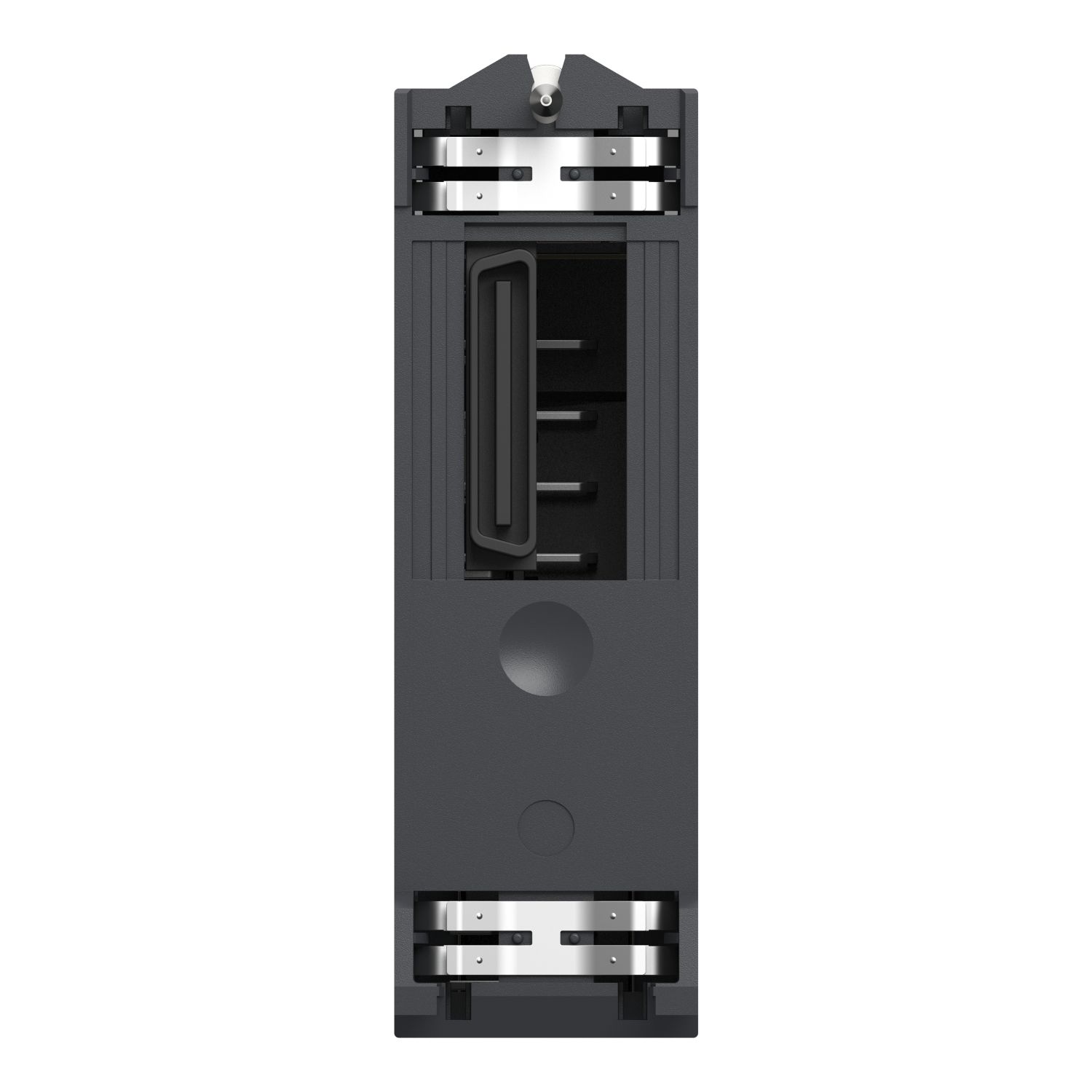 Picture of analog isolated high level input module, Modicon X80, 8 HART inputs, 4 to 20mA, for severe environments