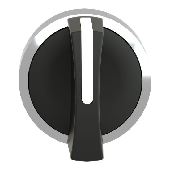 Picture of Cam switch operating head, Harmony K1, K2, 22mm, metal, circular 29mm, black handle