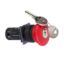 Picture of Emergency switching off monolithic push button, Harmony XB7, 22mm, red pushbutton 40mm, latching key release, 1NO + 1NC, key 455