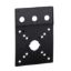 Picture of Legend holder with blank legend plate, Harmony K, for front plate 90 x 90 mm