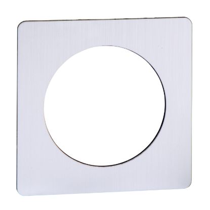 Picture of Harmony K, Legend for cam switch, use with circular Ø 29 mm plastic head, 45X45mm, metallic, unmarked