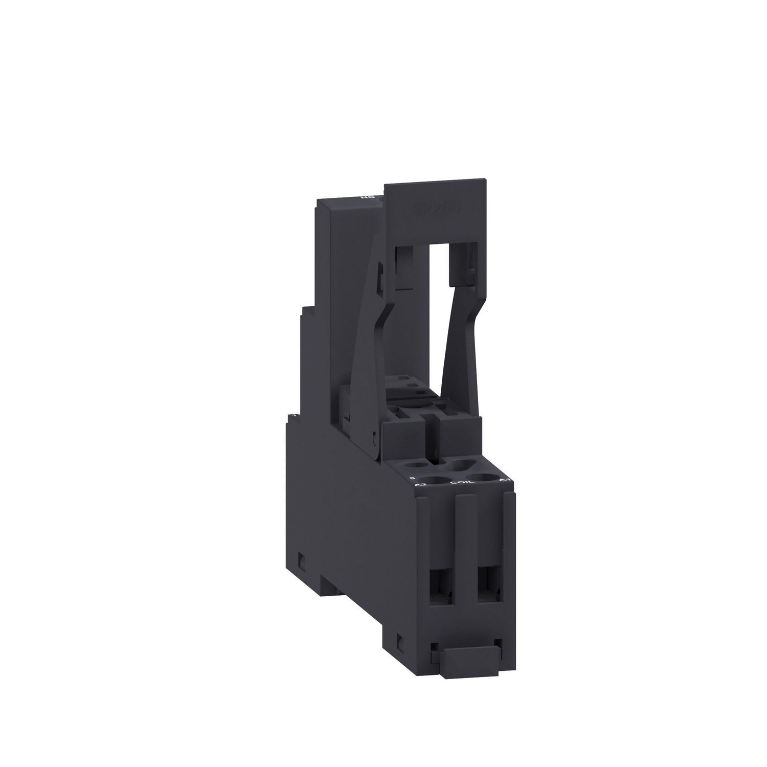 Picture of Socket with clamp, Harmony Electromechanical Relays, for RXG1 relays, 10A, screw connectors, separate contact