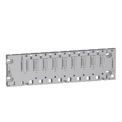 Picture of rack, Modicon X80, 8 slots, Ethernet backplane, ruggedized