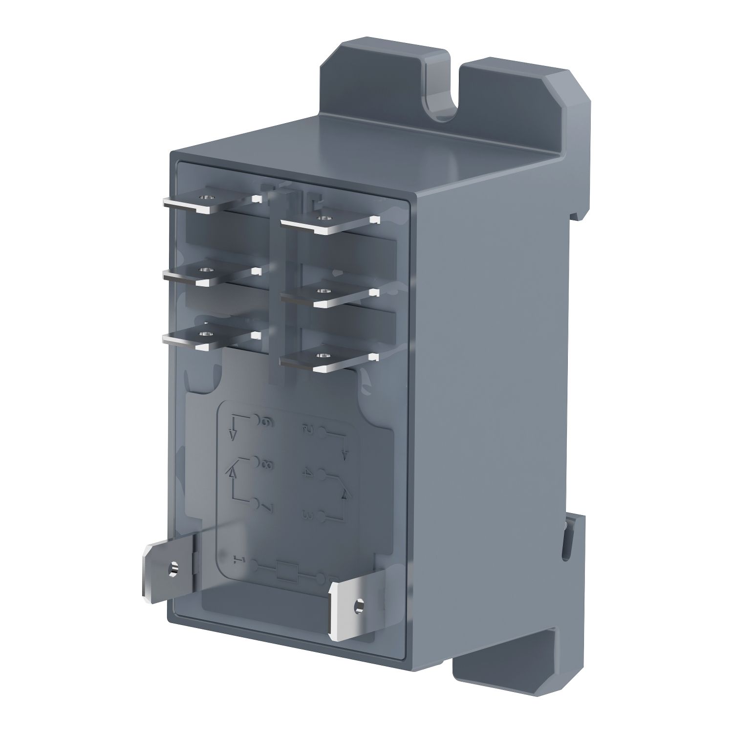Picture of power relay, Harmony electromechanical relays, DIN rail or panel mount relay, 30A, 2CO, 230V AC
