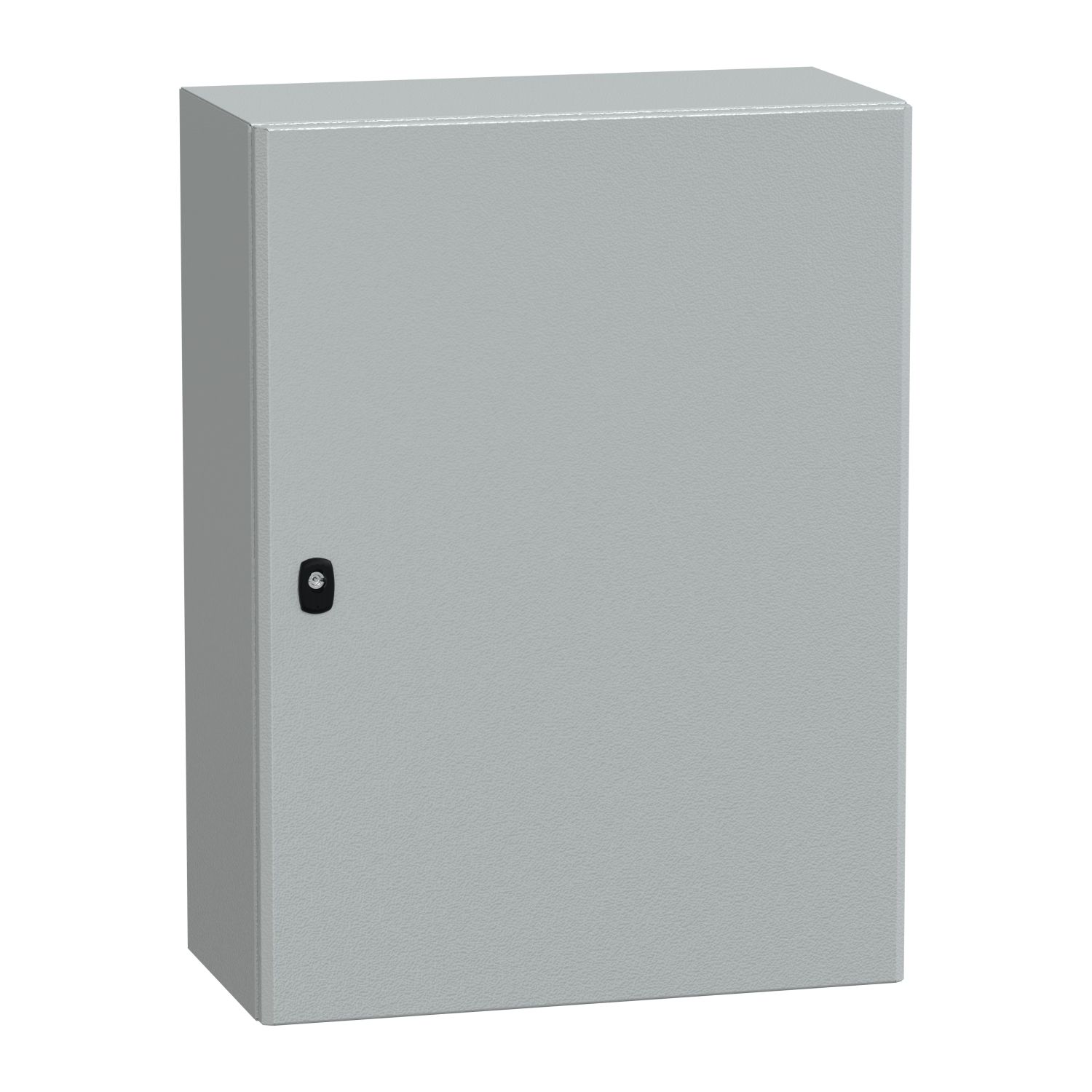 Picture of Wall mounted steel enclosure, Spacial S3D, plain door, with mounting plate, 800x600x300mm, IP66, IK10