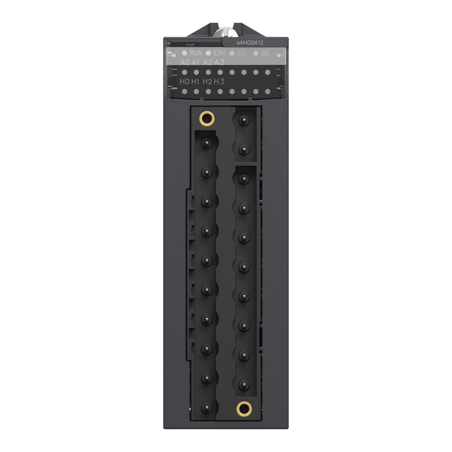 Picture of analog isolated high level output module, Modicon X80, 4 HART outputs, 4 to 20mA