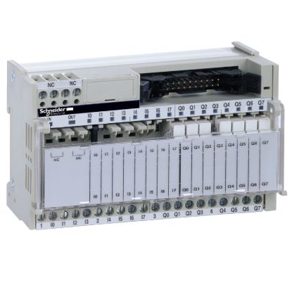 Picture of sub-base for plug-in relay ABE7 - 16 channels - relay 5 mm