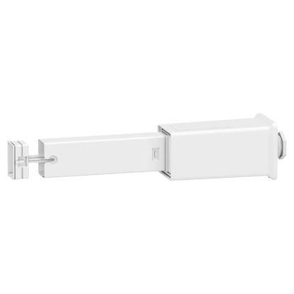 Picture of End feed unit, Canalis KBA, 25/40A, right mounting, 1 circuit, compatible DALI, white RAL9003