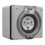 Picture of Surface Socket, Clipsal - 56 Series, IP66, 500V 10A - 5 Round Pins