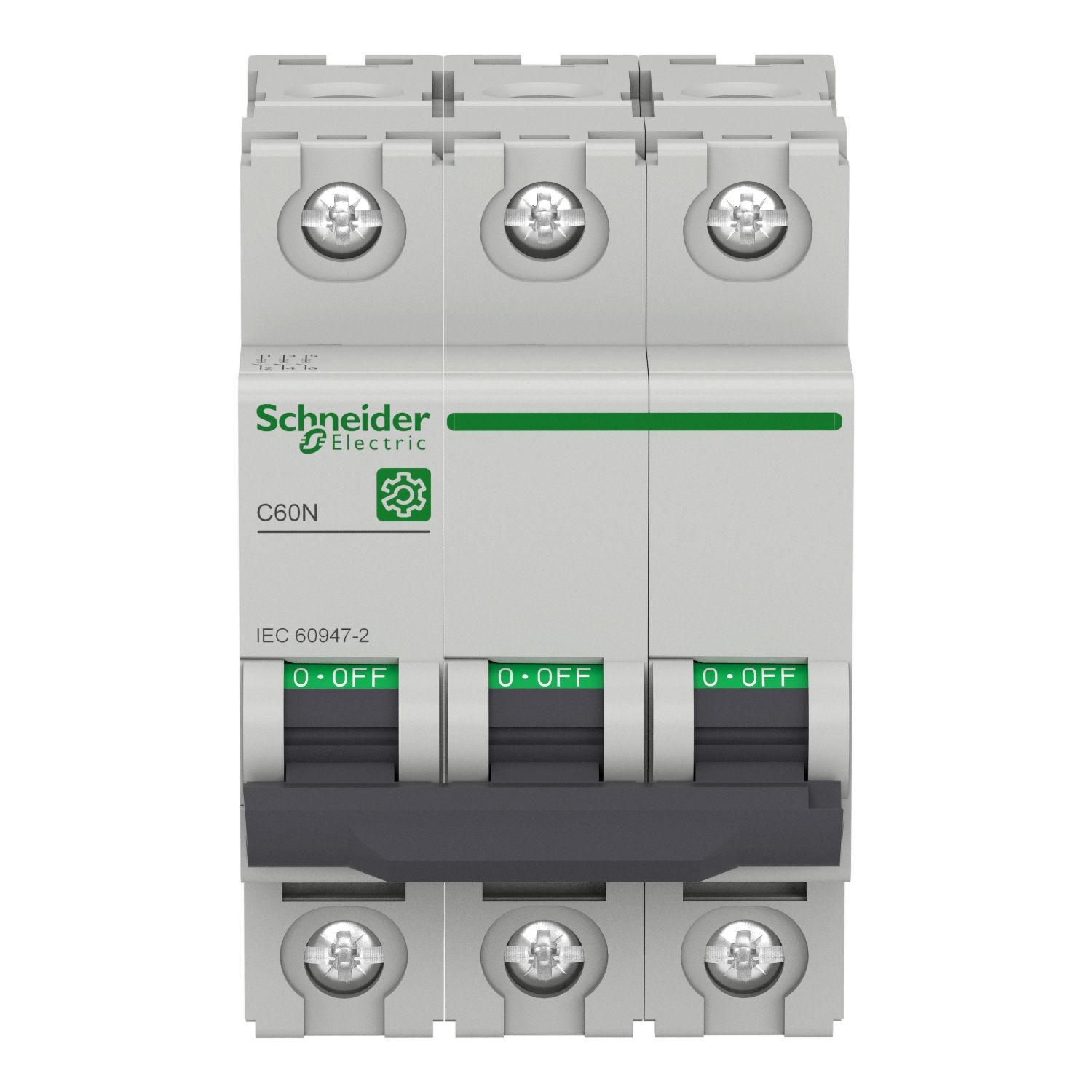Picture of Miniature circuit breaker (MCB), Multi9 C60N, 3P, 50A, C curve, 10kA (IEC/EN 60947-2)