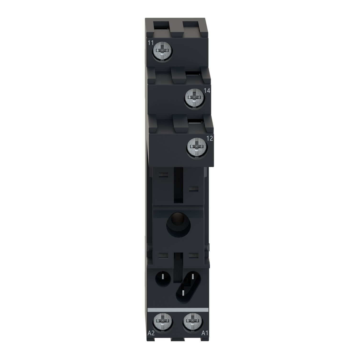 Picture of socket, for RSB1A120 relays, Harmony Electromechanical Relays, 12A, screw connec to rs, separate contact