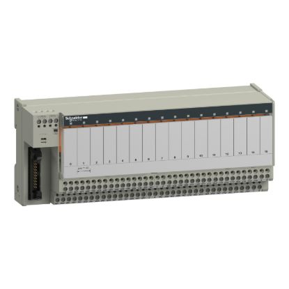 Picture of Sub-base with plug-in electromechanical relay ABE7 - 16 channels - relay 10 mm