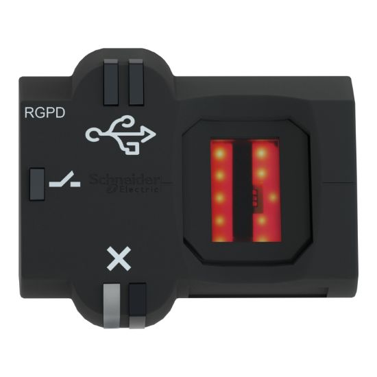 Picture of Biometric Switch, Harmony XB5S, bistable, plastic, 22mm, connection by 2m cable, 24V AC DC
