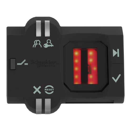 Picture of Biometric Switch, Harmony XB5S, monostable, plastic, 22mm, connection by 2m cable, 24V AC DC