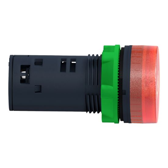 Picture of Annunciator, Harmony XB5, Illuminated buzzer, plastic, red, 22mm, continuous or intermittent tone, 24V AC DC