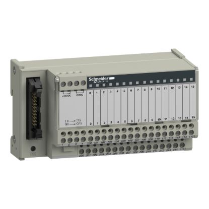 Picture of passive connection sub-base ABE7 - 16 inputs or outputs - Led