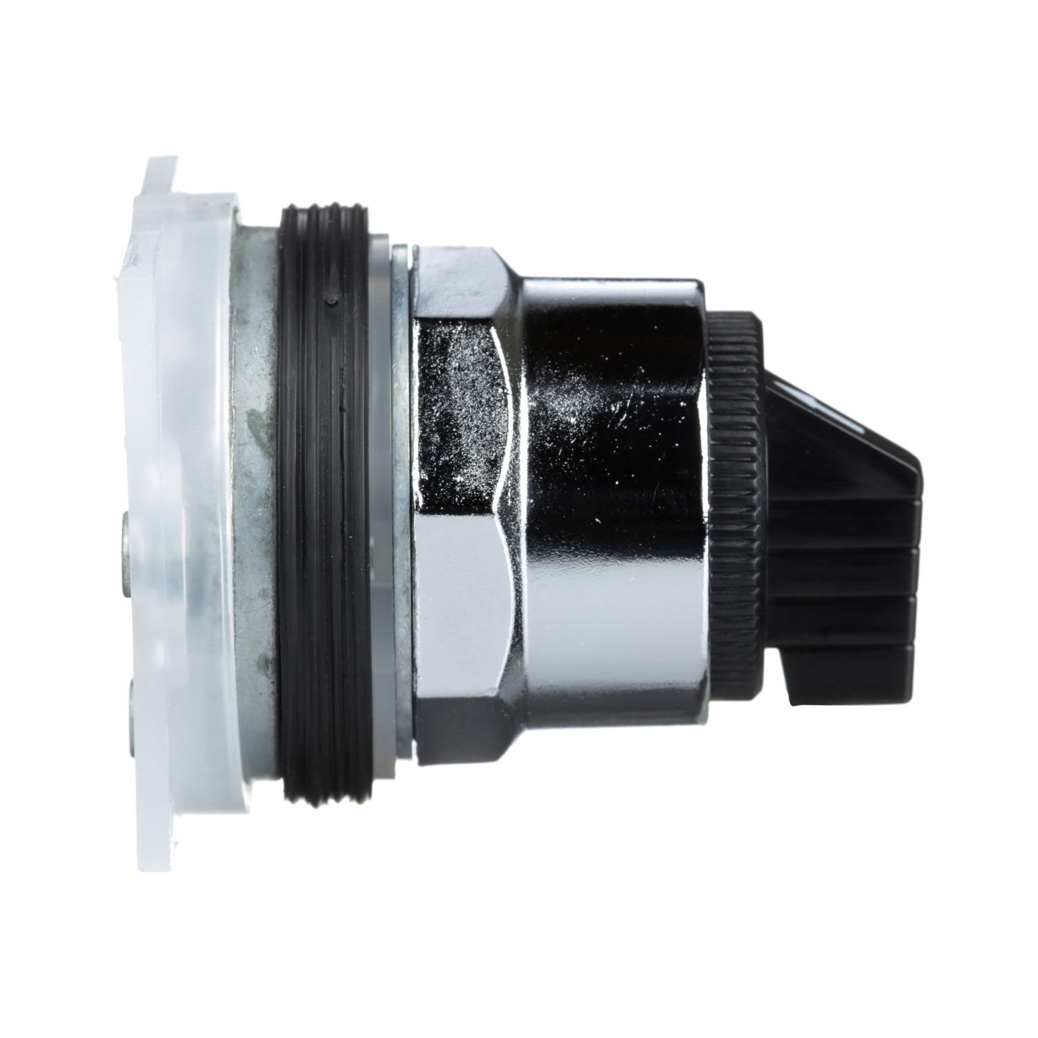 Picture of Head for selector switch, Harmony 9001K, metal, standard handle, black, 30mm, 3 positions, stay put, Cam C