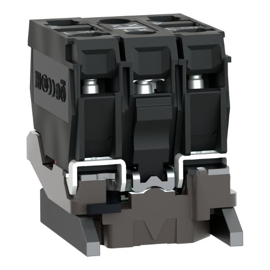 Picture of Light block with body fixing collar, Harmony XB4, metal, red, integral LED, 230…240V AC, 1NO+1NC