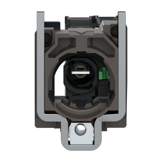 Picture of Light block with body fixing collar, Harmony XB4, metal, for BA9s bulb, lt 250V, 1NO