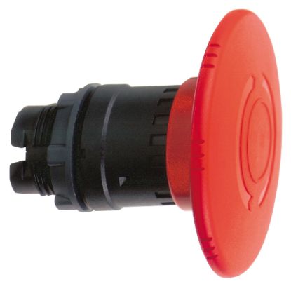 Picture of Emergency stop head, Harmony XB5, switching off, plastic, red mushroom 60mm, 22mm, trigger latching turn to release