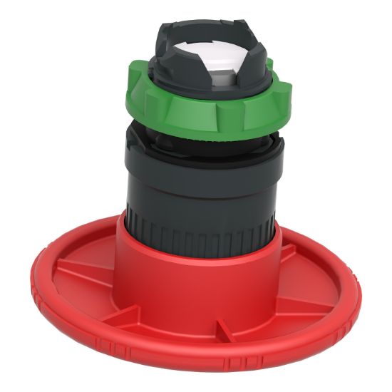 Picture of Emergency stop head, Harmony XB5, switching off, plastic, red mushroom 60mm, 22mm, trigger latching turn to release