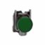Picture of Pilot light, Harmony XB4, grey plastic, green, 22mm, universal LED, plain lens, 230...240V AC