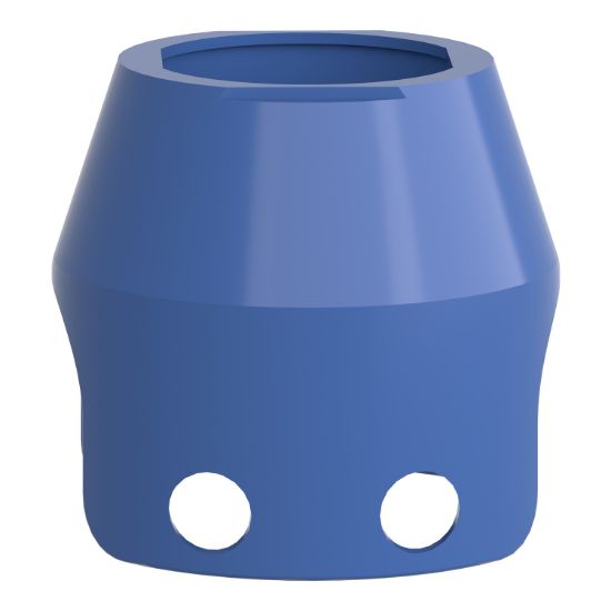 Picture of Padlockable guard for mushroom head 40mm, Harmony XB4, metal, blue