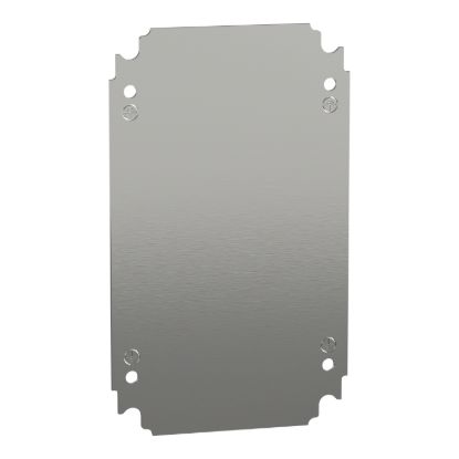 Picture of Plain mounting plate H300xW200mm made of galvanised sheet steel