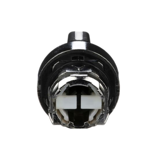 Picture of Selector switch head, Harmony XB4, metal, black, 22mm, 3 positions, spring return to center