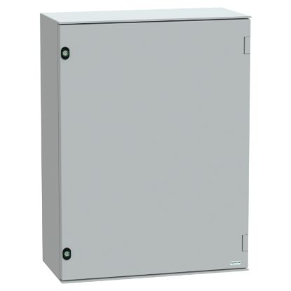 Picture of Wall mounted polyester enclosure, Thalassa, Thalassa PLM, plain door, 847x636x300mm, IP66, IK10, RAL 7035