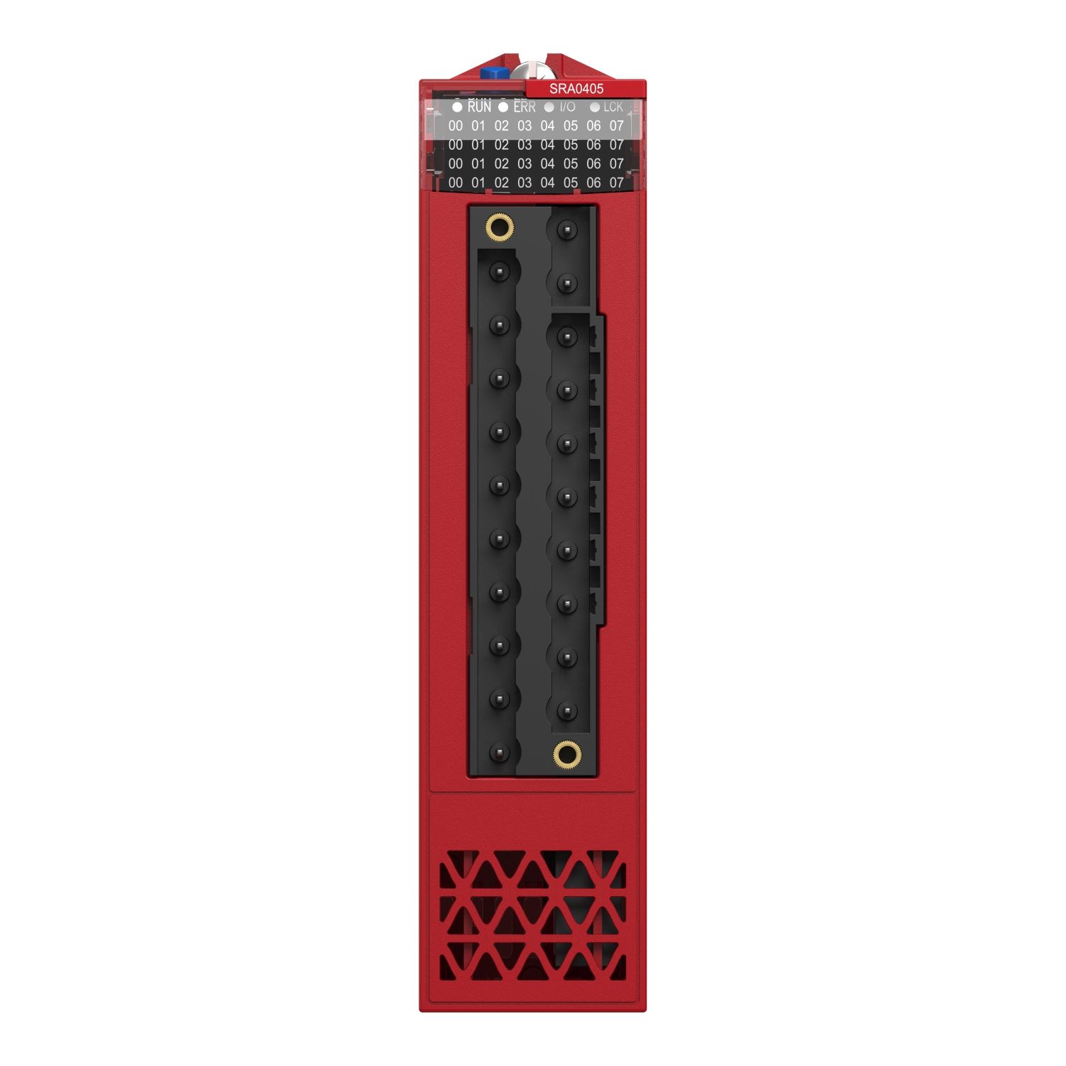 Picture of safety relay output module, Modicon X80, 4 isolated outputs, 24 to 230V AC, 24V DC