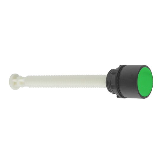 Picture of green flush reset pushbutton Ø22 unmarked for 17...120 mm actuation distance