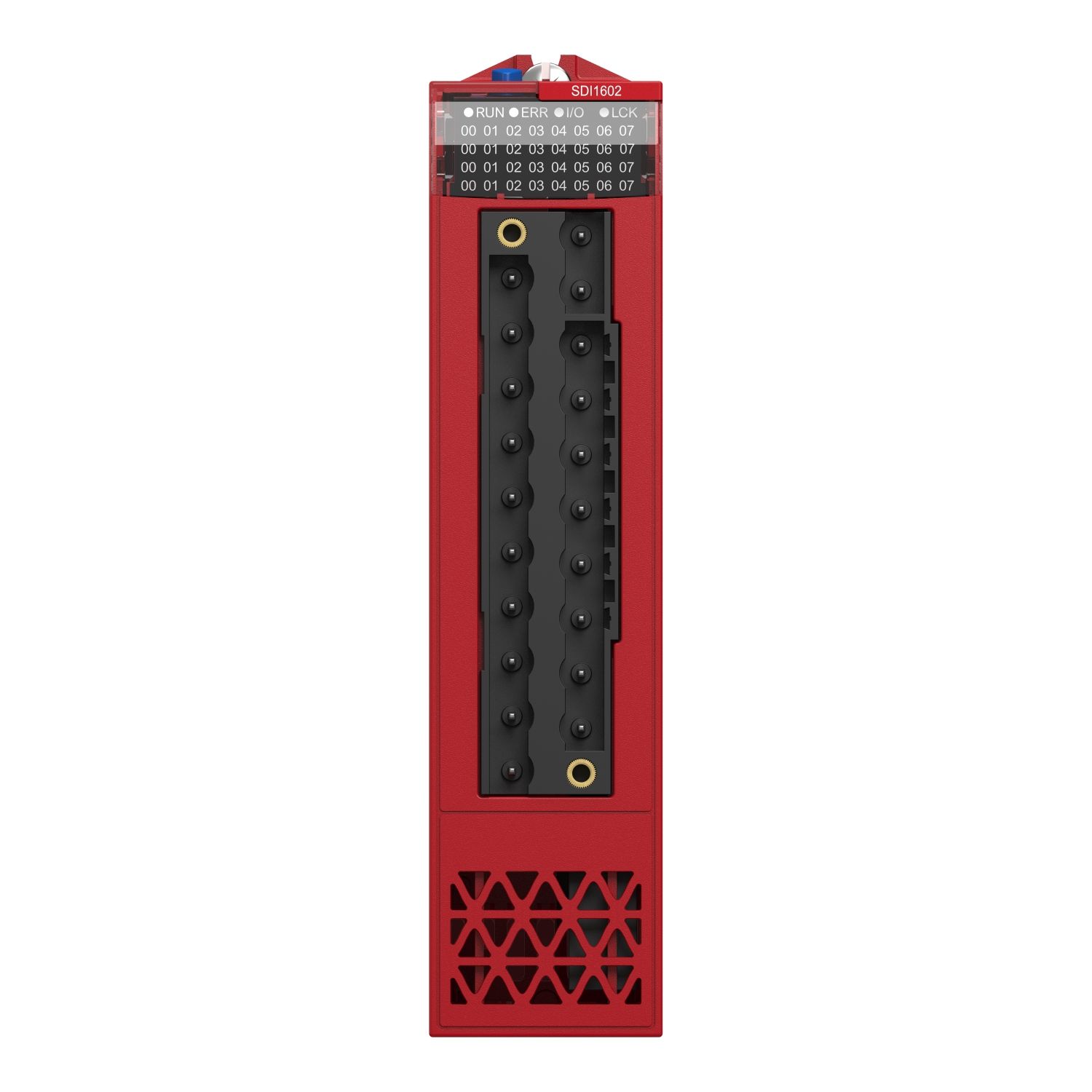 Picture of safety discrete input module, Modicon X80, 16 inputs, 24V DC positive