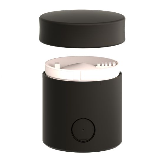 Picture of Base unit with cover, Harmony XVB, side cable entry, plastic, black, 70mm, AS-Interface connection