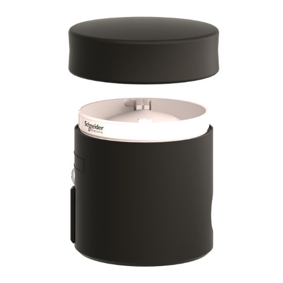 Picture of Base unit with cover, Harmony XVB, side cable entry, plastic, black, 70mm, AS-Interface connection