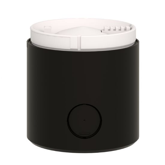 Picture of Base unit for modular tower lights, Harmony XVB, plastic, black, 70mm, bottom or side cable entry