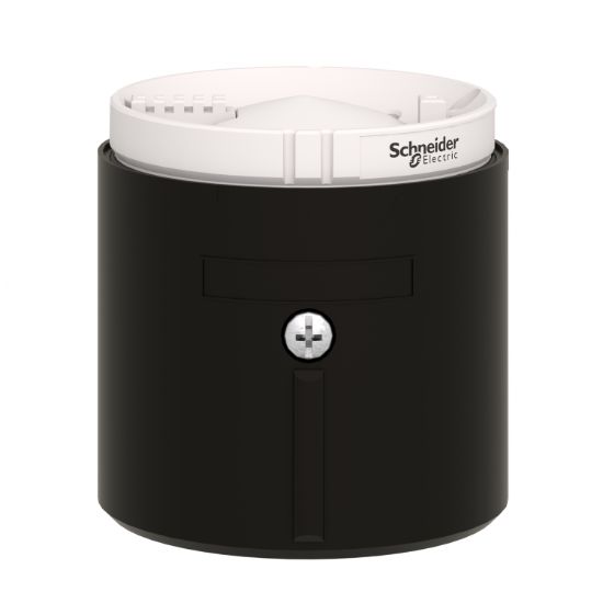 Picture of Base unit for modular tower lights, Harmony XVB, plastic, black, 70mm, bottom or side cable entry