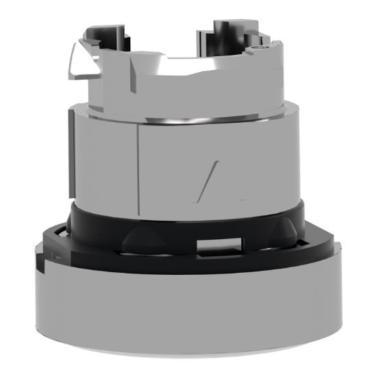 Picture of Push button head, Harmony XB4, metal, flush, white, 22mm, spring return, marked UP ARROW